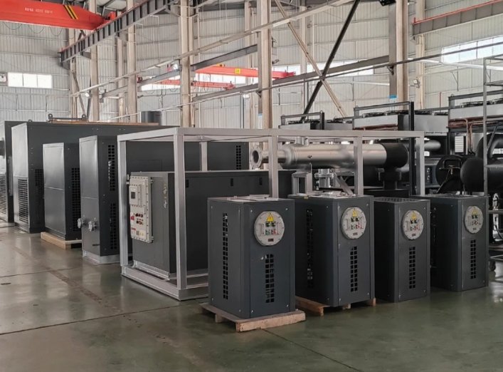 Air Cooled Hydrogen & Industrial Gas Refrigerated Air Dryer